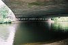 IMAGINE Graffiti made by Bill Drummond under Causey Bridge over the Derwent in Derby, England: 2008. Photograph: John Hirst