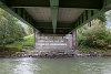 8: IMAGINE graffiti in German, made by Bill Drummond underneath the Felbertauern Strasse Bridge, Mittersill, Austria - 16 September 2010. Photograph: Kurt Hoerbst