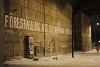 13 - IMAGINE graffiti in Swedish, made by Bill Drummond underneath the Liljeholmsbron, Stockholm, Sweden - 20 December 2010. Photograph: Teo Leff