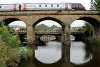 IMAGINE graffiti made by Bill Drummond on a bridge over River Don, Sheffield, UK: 2011. Photograph: Tracey Moberly
