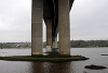 IMAGINE Graffiti made by Bill Drummond on the Waterside of the Foyle Bridge, Derry, Ireland: 2012. Photograph: Tracey Moberly