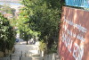 IMAGINE Graffiti in Turkish, made by Alp Yavuz and Mark Love on wall leading down to the Golden Horn, Istanbul, Turkey in October 2012. Photograph: Mark Love